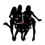 Relógio de Parede Decorativo - Modelo Girls - Me criative
