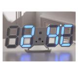 Relógio De Parede Mesa Led Digital Com Alarme - Import