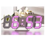 Relógio De Parede Mesa Led Digital Com Alarme - Import