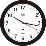Relogio de Parede Redondo Economico Preto 21,7CM Bellas - Bells