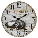 Relógio de Parede Retro Rústico CARRO ANTIGO CBRN01941 - Commerce brasil