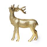 Rena Decoração Natal Resina 18 Cm Dourado - Cromus