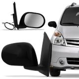 Retrovisor Elétrico Nissan Livina 2009 2010 2011 2012 2013 2014 Preto - Prime