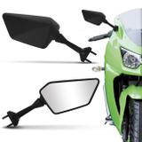 Retrovisor Moto Esportivo Modelo Ninja 250 R Carenada Universal Preto - St