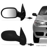Retrovisor Palio Fire Economy G3 Siena EL G4 2011 2012 2013 2014 Preto com Controle 4 Portas - Retrovex