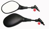 Retrovisor Xt660 Xt 660 Giro 360 Dobrável Rotativo Para Yamaha Honda - Serjão parts