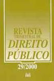 Revista Trimestral de Direito Publico Ed. 29 - Malheiros