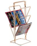 Revisteiro de Chão Porta Revistas Jornal Rosé Gold - 1210rg - Future