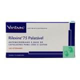 Rilexine 75mg Antibiótico Cães e Gatos 14 comp Virbac