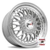 Roda aro 17 - brw / prata (4x100 / jogo com 4 rodas