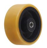 Roda em poliuretano com nucleo de ferro r312 com manga - Mademil