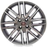 Roda Krmai R14 ( Fiat Punto ) Aro 17x7 Grafite Diamantado
