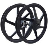 Roda Liga Leve Scud Fan 125 2009/2017 Ks Preta 6P Par