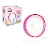 Roda Rodinha Para Hamster Chines Russo Topolino Diâmetro 18 cm Cor Rosa - Jel plast