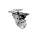 Rodízio Gel Diâmetro 50 mm com Freio 40 Kg FGVTN