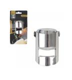 Rolha tampa luxo inox com silicone para espumante mantém a perlage por mais tempo - Wellmix