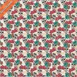 Rolo Adesivo Skull Floral - Clickfik