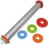 Rolo De Massa Profissional C/ Discos Medidas Ajustáveis Inox - Home
