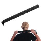 Rolo Massageador Bastao Liso para Massagem Preto Liveup