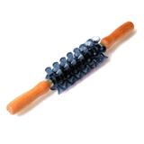 Rolo Turbinada Cabo Madeira Grande Azul Cera Fácil - Roloplastic
