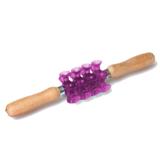 Rolo Turbinada Cabo Madeira Pequeno Rosa Cera Fácil - Roloplastic