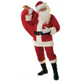 Roupa de Papai Noel ( M - Adulto) FANTASIA PROFISSIONAL +Barba +Óculos +Luvas 9PEÇAS - Imperadores da folia