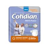 Roupa íntima adulta cotidian pants g - 8 unids - Softys