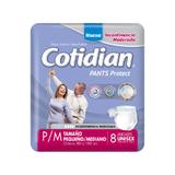 Roupa íntima adulta cotidian pants p/m - 8 unids - Softys