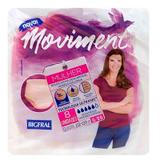Roupa Íntima Bigfral Moviment Feminina G/EG 8 Unidades