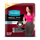 Roupa Íntima Descartável Plenitud Active Fit Feminina G/XG 8 Unidades
