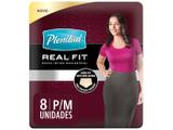 Roupa Íntima Descartável Tam. P/M - Plenitud Real Fit Mulher 8 Unidades