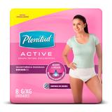 Roupa Íntima Plenitud Active Mulher G/XG Com 8 Unidades
