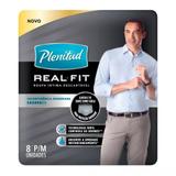 Roupa intima plenitud real fit homem c/8 p/m