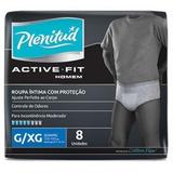 Roupa Intima Plenitud Real Fit Homem G/XG 8 unidades