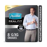 Roupa Intima Plenitud Real Fit Homem G/XG - 8 unidades