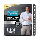 Roupa Intima Plenitud Real Fit Homem P/M 8 unidades
