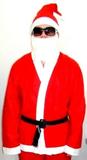 Roupa Papai Noel Luxo Feltro 5 Peças Fantasia Natal Natalino (BSL-36041-15) - Braslu