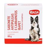 Sabonete Antipulgas e Carrapatos Ibapet Ibasa 80g