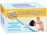 Sabonete Infantil Pom Pom Hidratante 80gr - 5 Unidades