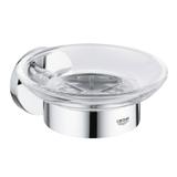 Saboneteira de Parede em Vidro com Suporte Essentials Grohe Cromado