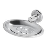 Saboneteira de parede inox com dupla fixação - Kit bras