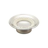 Saboneteira em Aço Inox Pérola 16cmx11,5cmx3cm Rojemac Prata/Branco