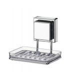 Saboneteira Future de Inox e Plástico com Ventosa 7002