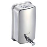 Saboneteira Inox 1000 Ml Biovis Dispensador Manual De Sabonete Líquido