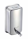 Saboneteira Inox Liquido E Álcool Gel C/ Chave 1000 Ml - Biovis