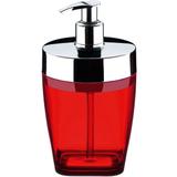 Saboneteira Porta Sabonete Liquido Para Banheiro 400ml Vermelho - Future