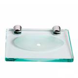 Saboneteira Retangular Sabonete Banheiro Box Lavabo 8mm - Reflexos