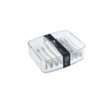 Saboneteira Splash 9,2 x 8 x 3 cm Cristal - Coza - Brinox