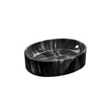 Saboneteira Spoom 11,5 x 8,9 x 3 cm Mármore Preto - Coza - Brinox