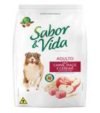 Sabor vida caes adulto carne maca e cereais 15 kg - Marca